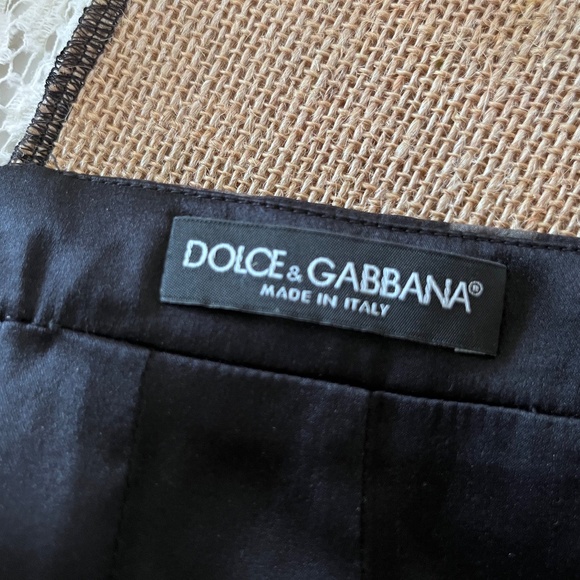 Romantic Dolce & Gabbana cherub print silk skirt - Picture 3 of 6